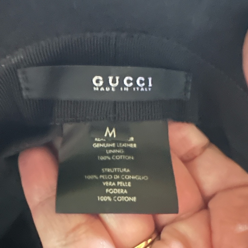Gucci Rabbit & Leather Fedora - Picture 6 of 11